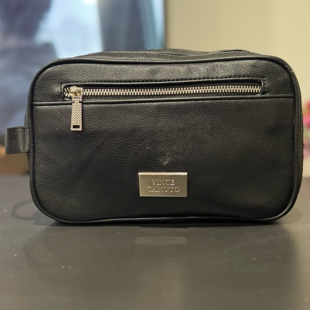 Vince Camuto Black Makeup Bag